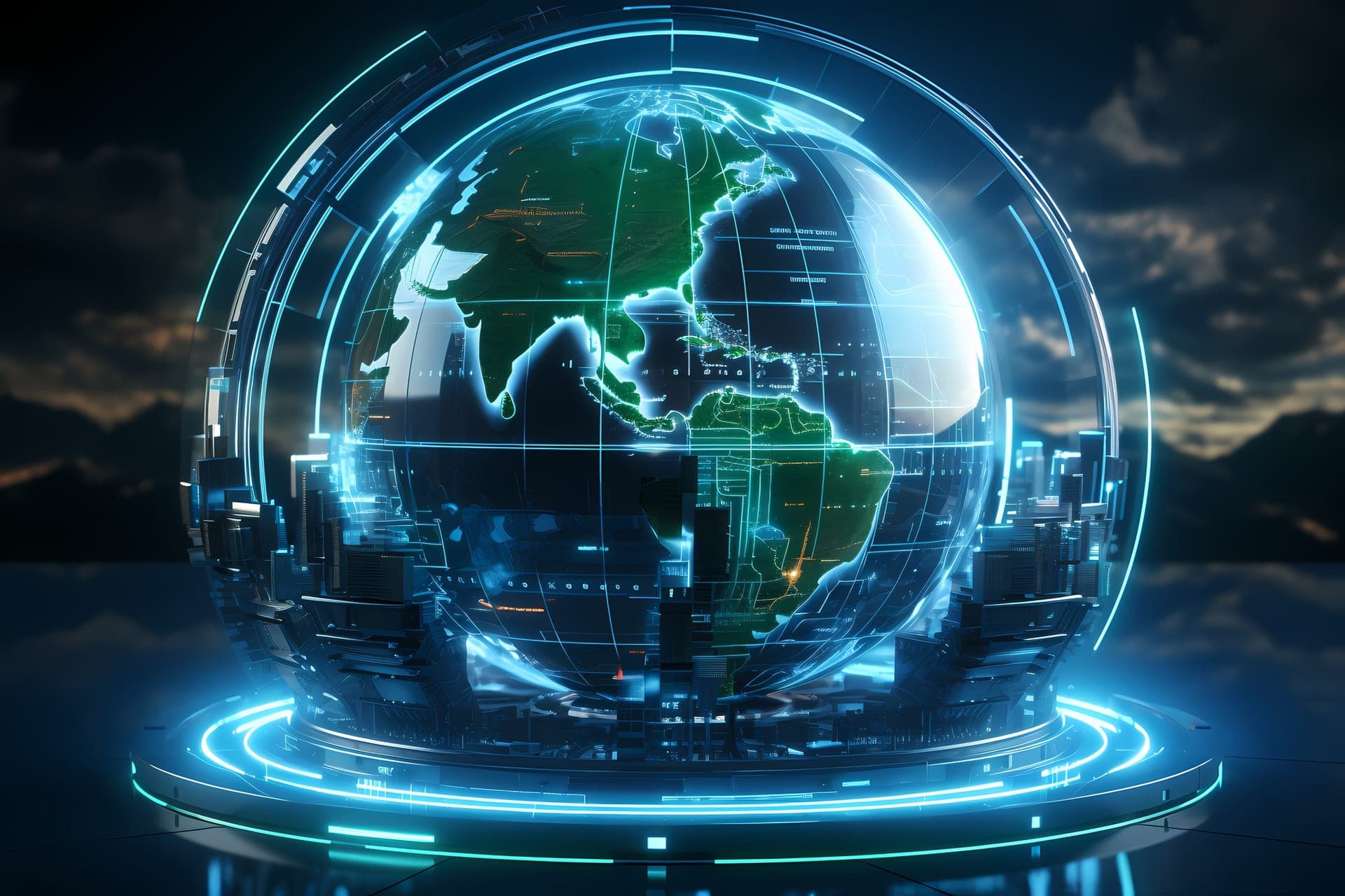 A map showing the global reach of ScanSewa technology